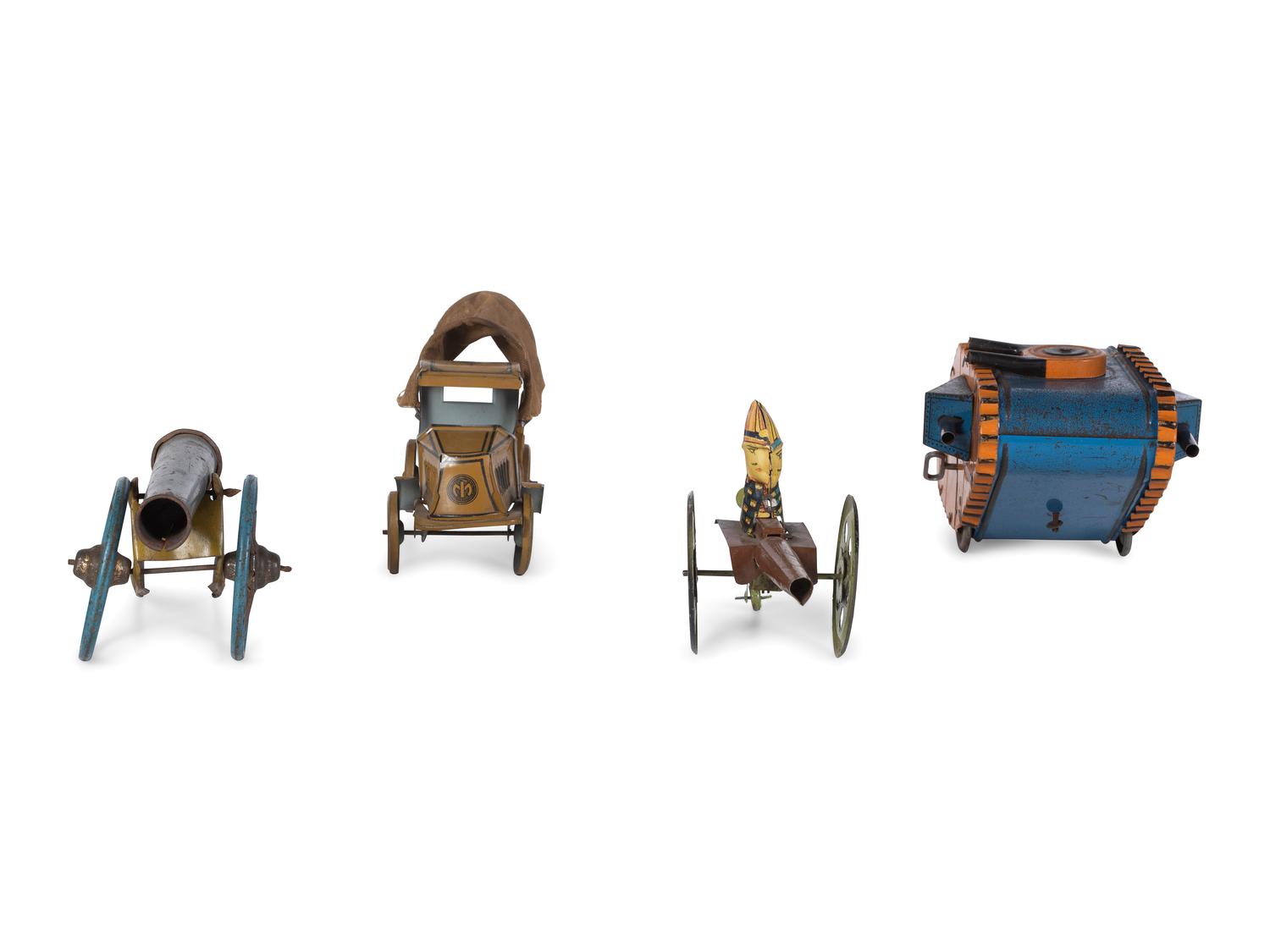 Four Military Toys