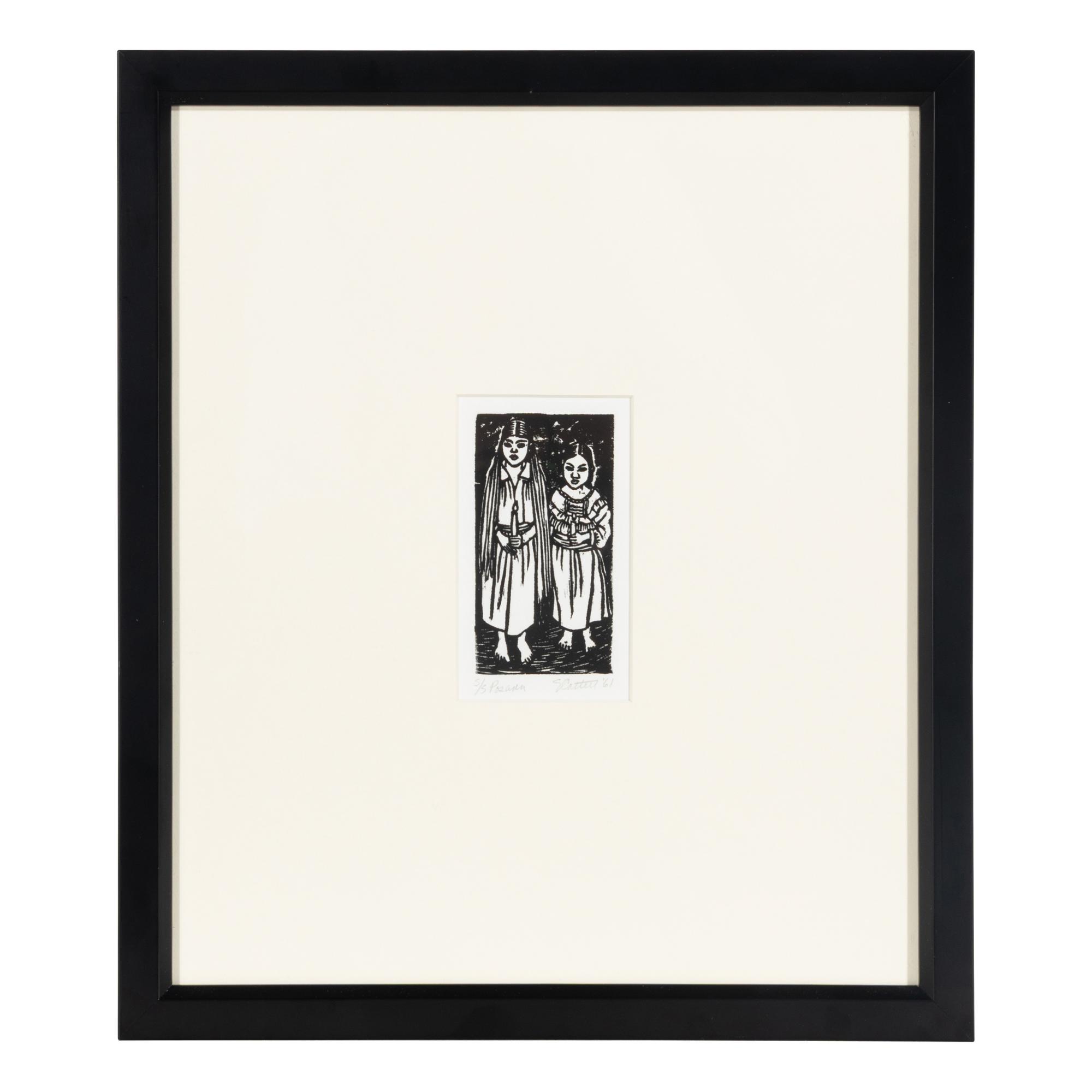 Elizabeth Catlett (American, 1915-2012) — Posada, 1961