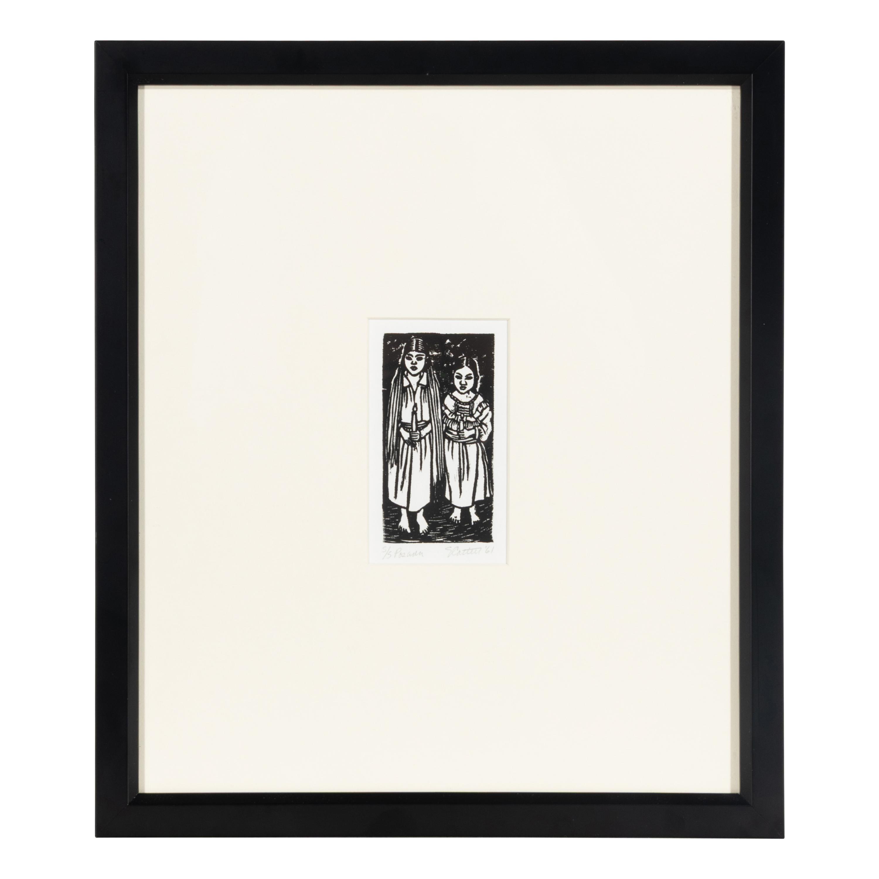 Elizabeth Catlett (American, 1915-2012) — Posada, 1961