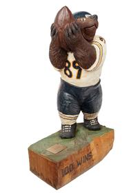 A Large Carved Chicago Bear Gifted by 1991-92 Team to Mike Ditka Formerly Displayed at Mike Ditka's Restaurant