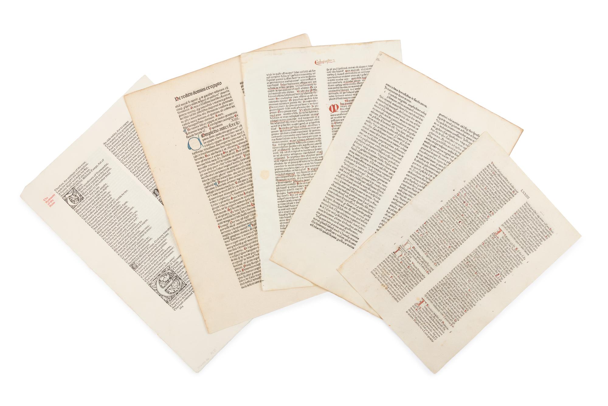 [FINE PRESS -- KELMSCOTT PRESS]. PIRAGES, Philip J. Letters from the 15th Century: On the Origins of the Kelmscott Chauer Typeface. A study, with specimen leaves, of the influence of the early German printers on William Morris' masterpiece. McMinnville, OR: Printed for the Author, 2019.