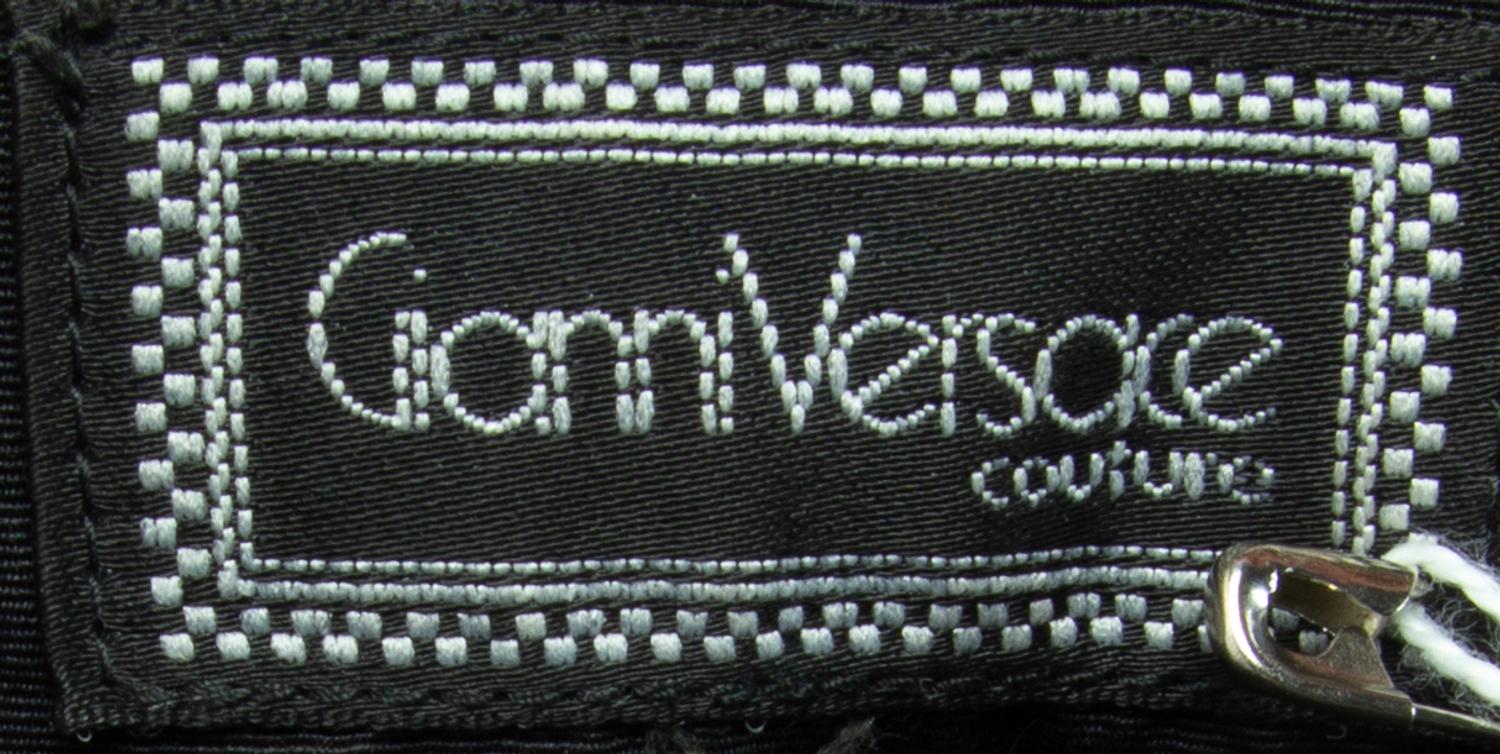 A Gianni Versace Silk Atelier Print Mini Dress, No size.