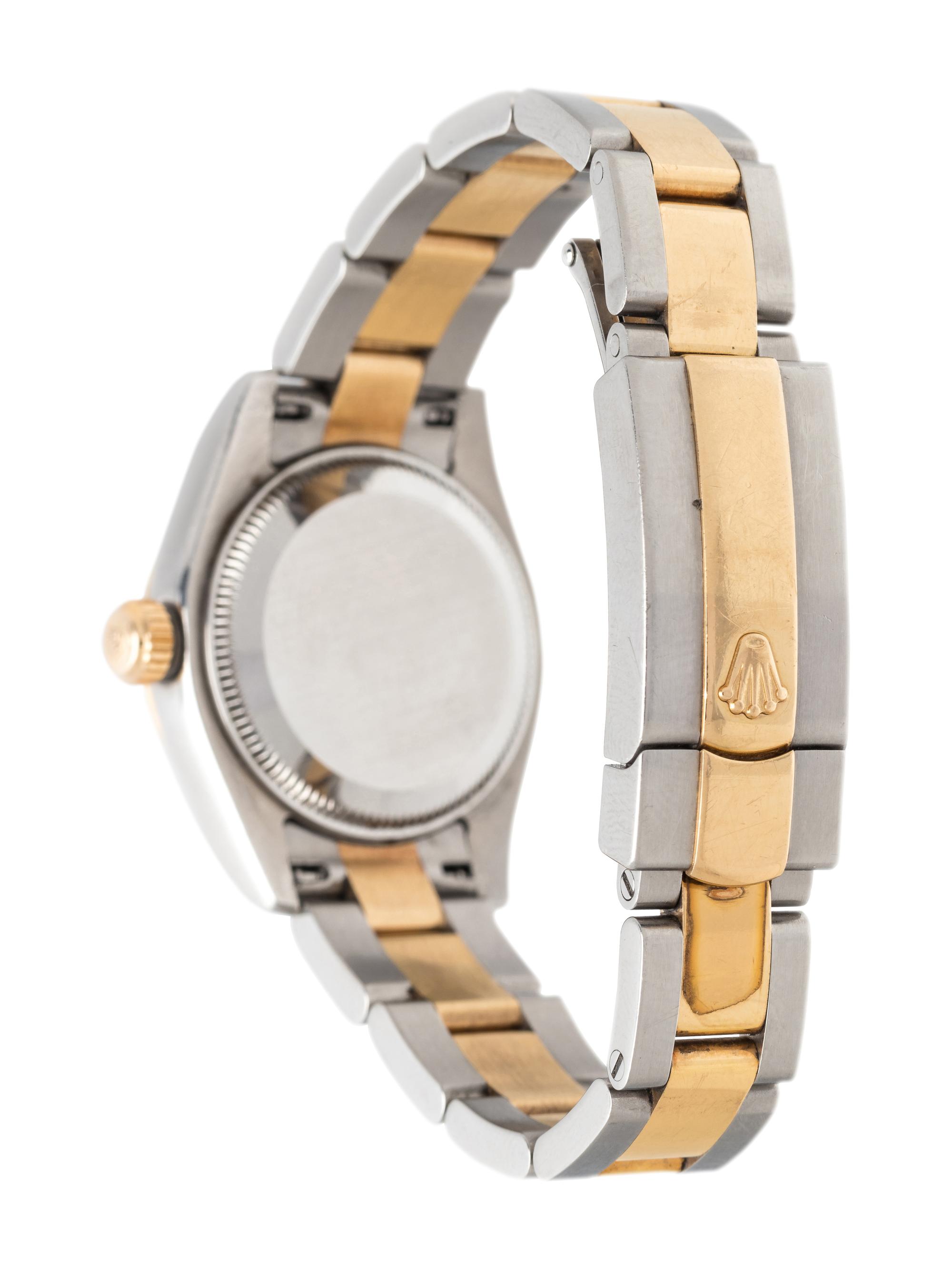 ROLEX, STAINLESS STEEL, YELLOW GOLD AND DIAMOND REF. 179163 'OYSTER PERPETUAL DATEJUST' WRISTWATCH, CIRCA 2004