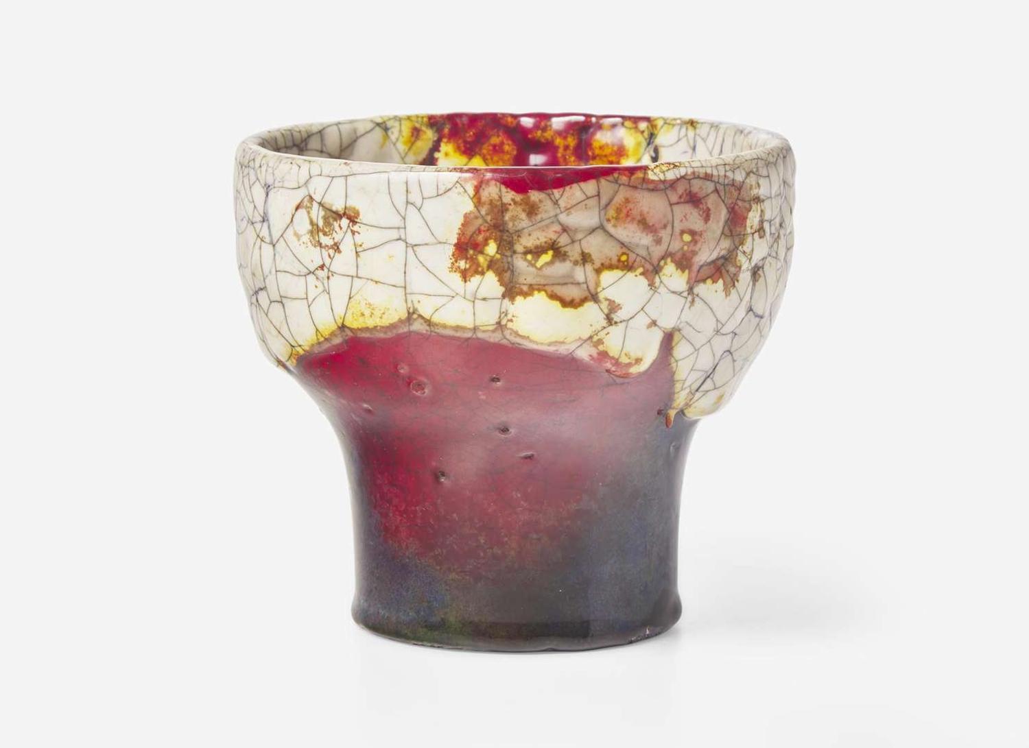 A Charles Noke and Harry Nixon Royal Doulton Chang Footed Vase, UK, circa 1925