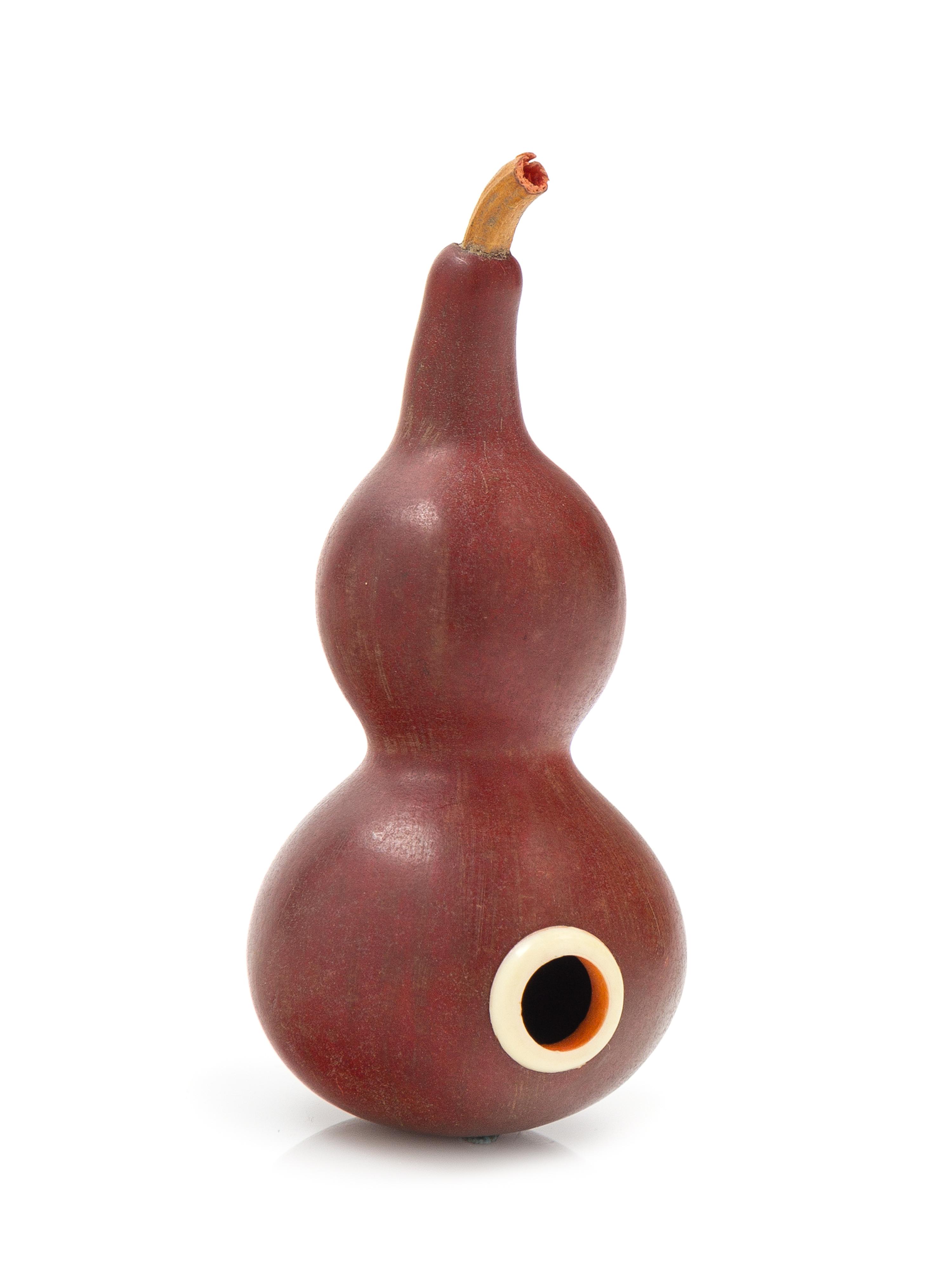 A Chinese Gourd Bird Feeder — QING DYNASTY (1644-1912)