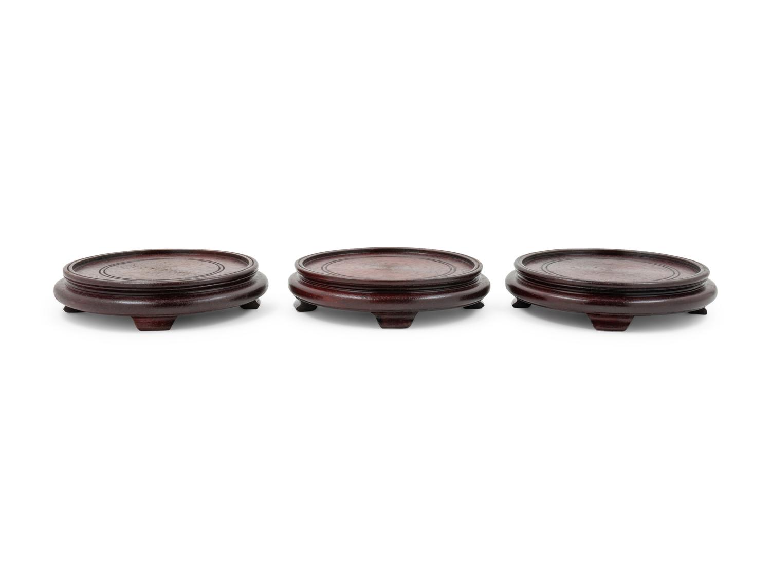 Twenty-Six Chinese Hardwood Stands