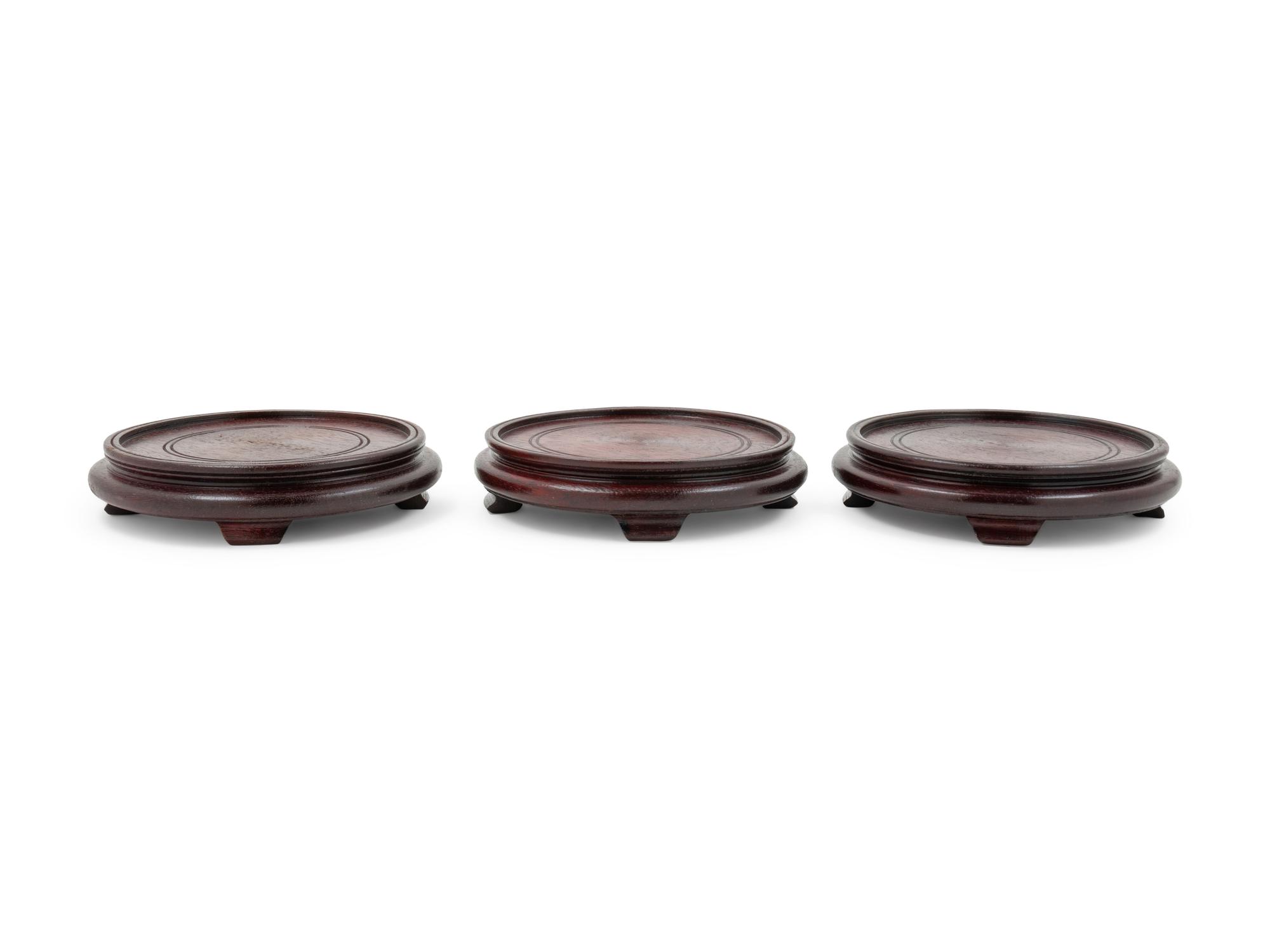 Twenty-Six Chinese Hardwood Stands