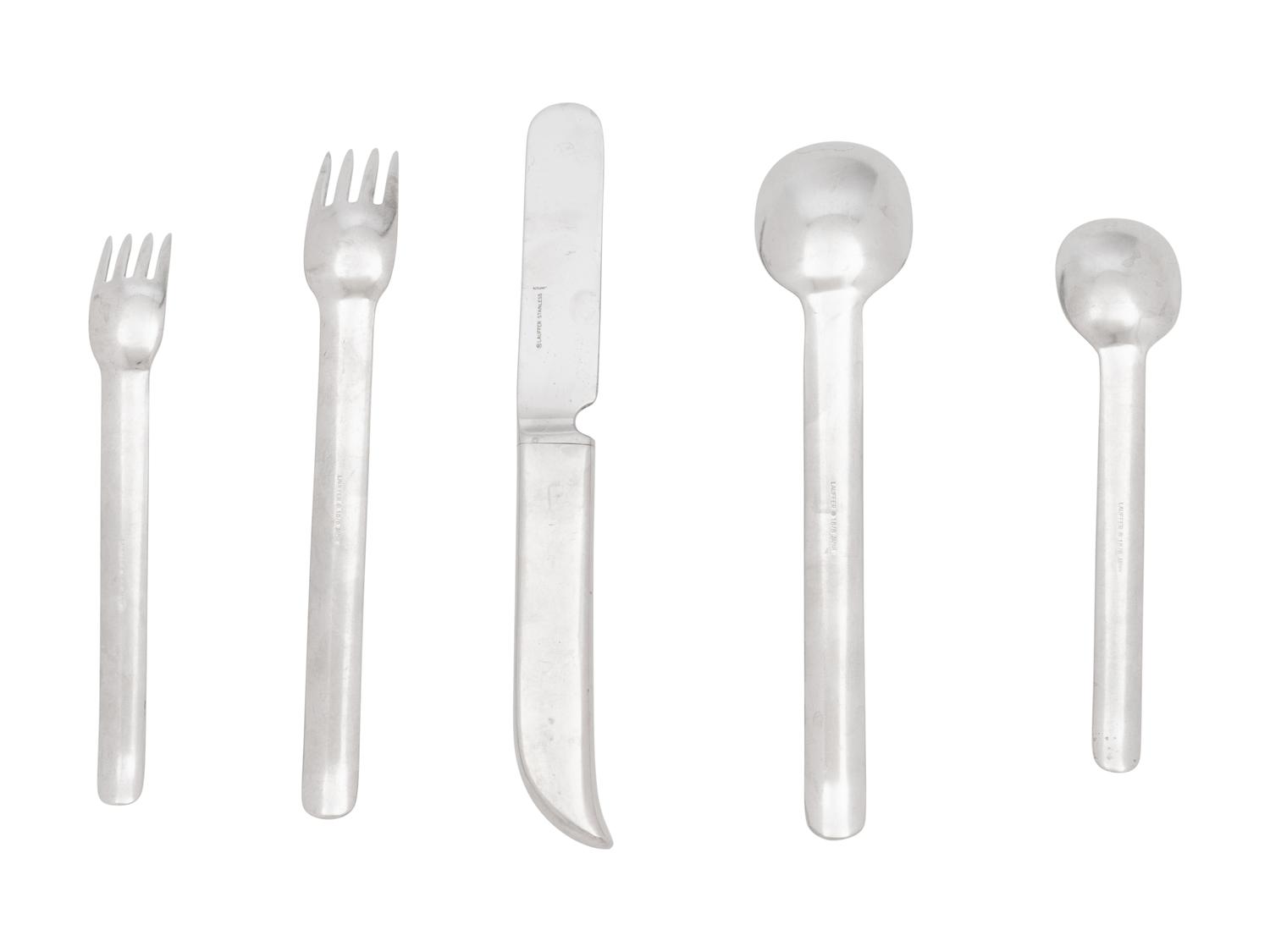 Iona Flatware Set, c. 1980 Lauffer, USA/Japan
