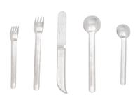 Iona Flatware Set, c. 1980 Lauffer, USA/Japan