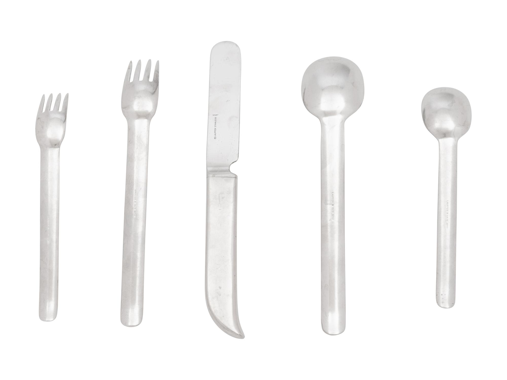 Iona Flatware Set, c. 1980 Lauffer, USA/Japan