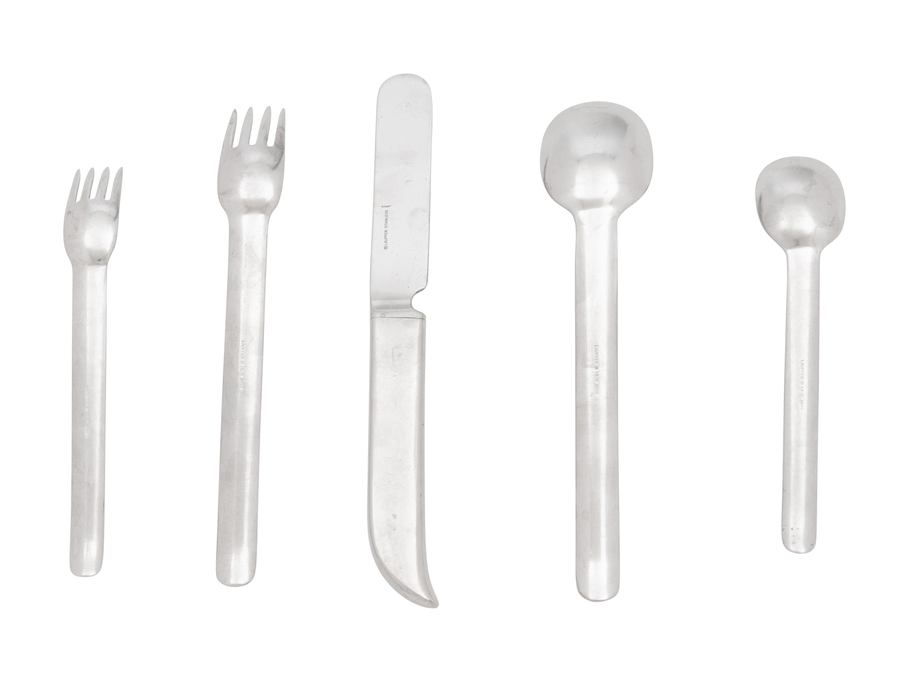 Iona Flatware Set, c. 1980 Lauffer, USA/Japan