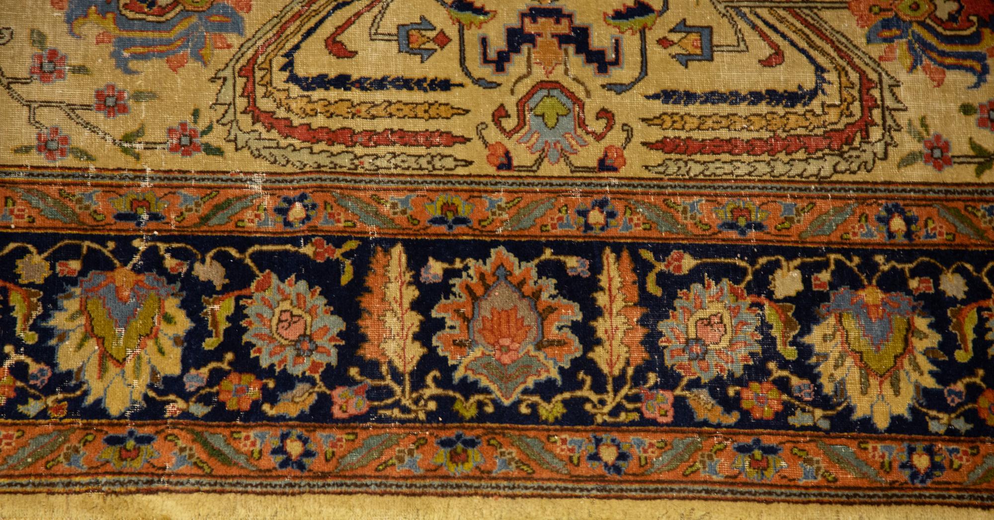 A Kirman Wool Rug