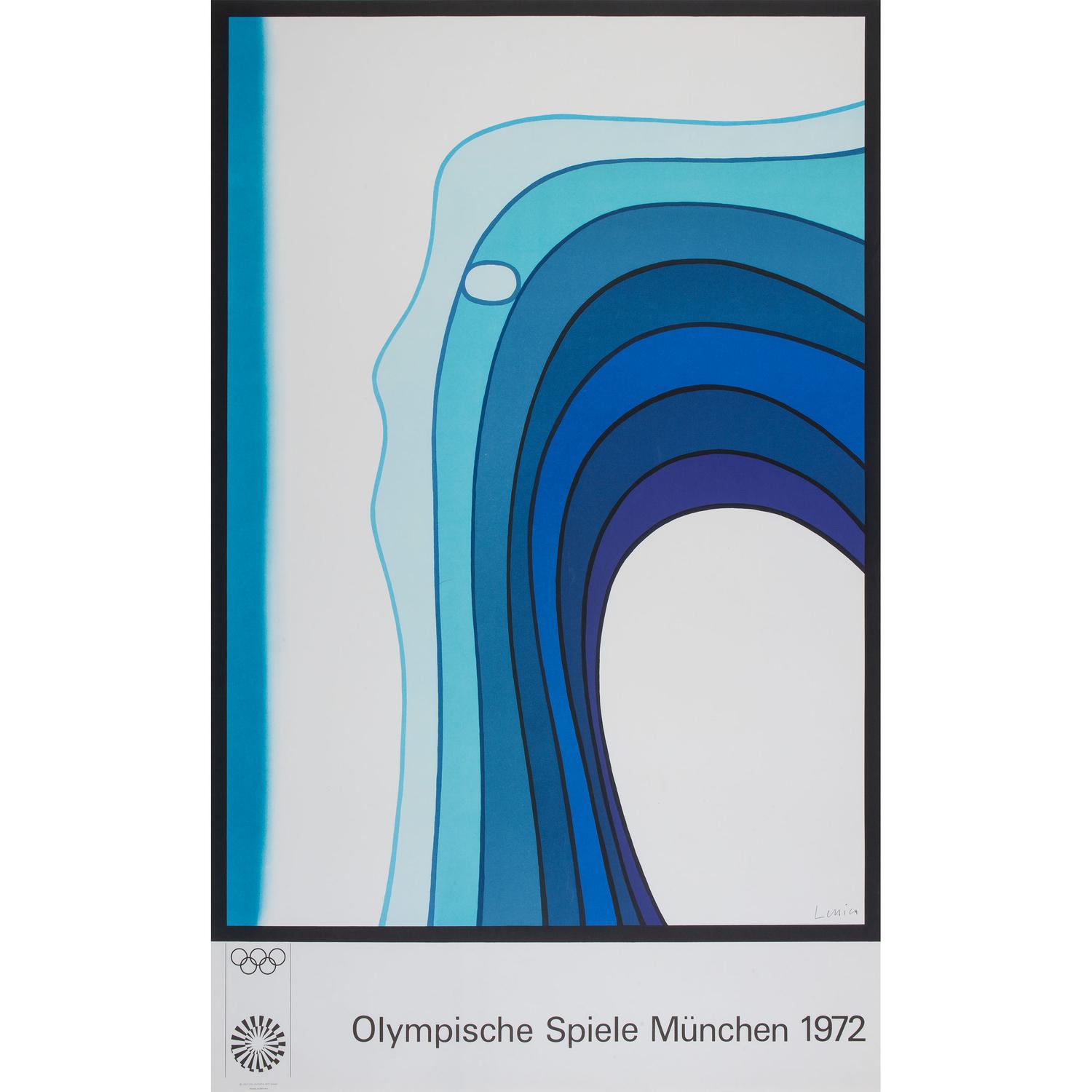 Four Exhibition Posters for the 1972 Munich Olympics