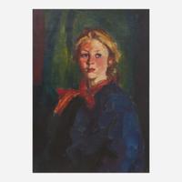 Robert Henri (American, 1865-1929) Portrait of Katie McNamara
