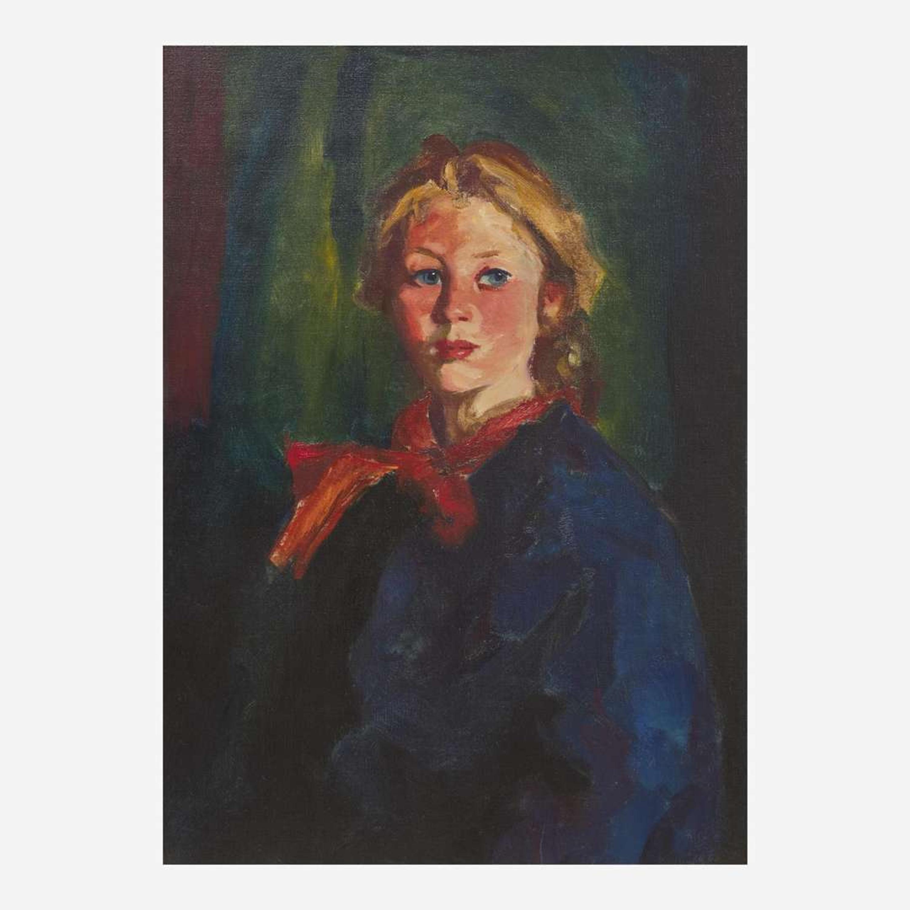 Robert Henri (American, 1865-1929) Portrait of Katie McNamara
