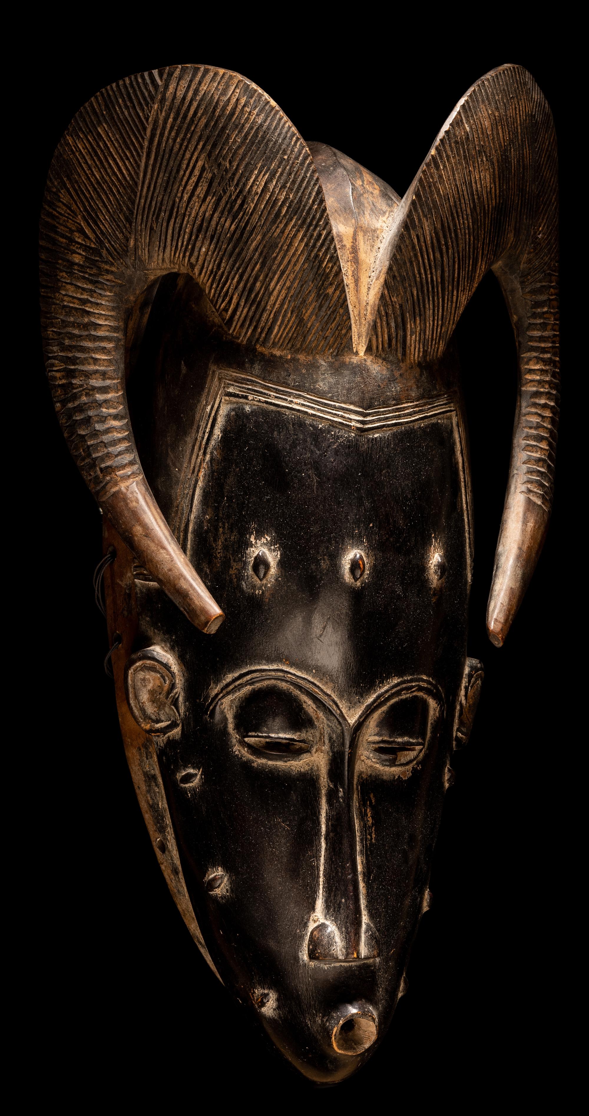 Two Yaure Wood Masks
