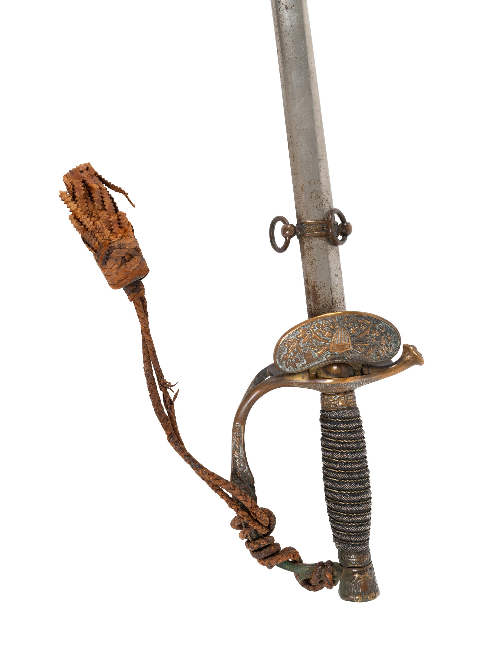 An American Brass and Shagreen Presentation Sword