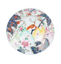 A Pair of Chinese Export Sacred Fungi Porcelain Plates — 19TH CENTURY