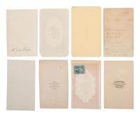 [LINCOLN ASSASSINATION]. A group of 14 CDVs of John Wilkes Booth, his family, love interests, and associates.