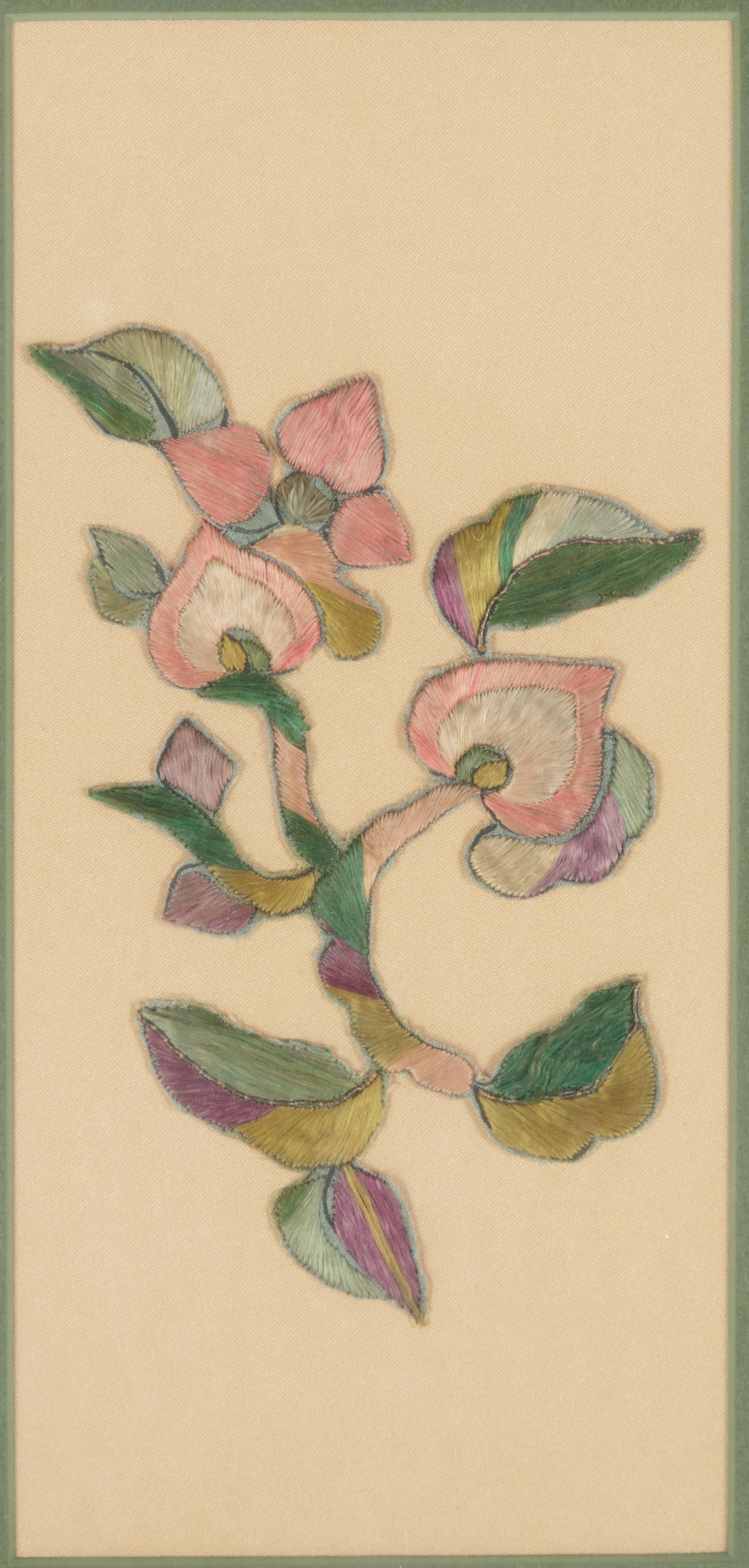 17 Chinese Embroidered Silk Panels