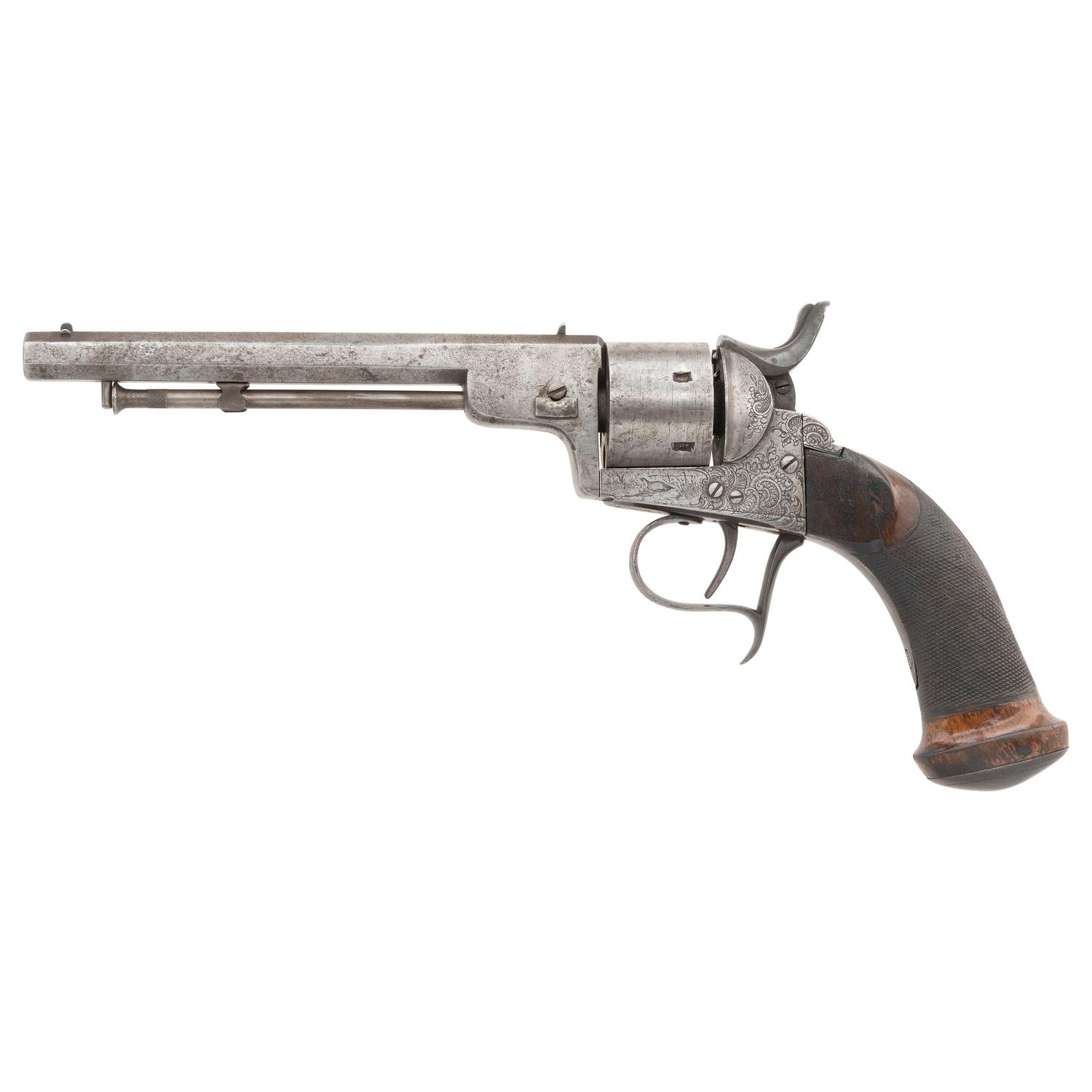 Continental Brevet Cartridge Conversion Revolver with Unique Hammer Safety