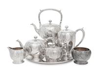 An American Silver Seven-Piece Tea and Coffee Service