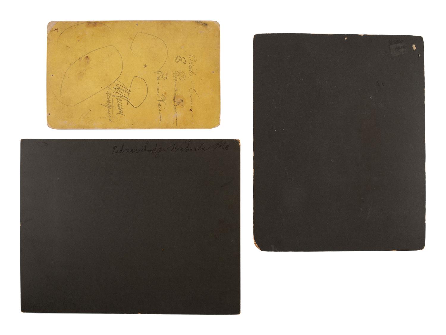 [EARLY PHOTOGRAPHY]. A group of 4 photographs with Native American subject matter, comprising: