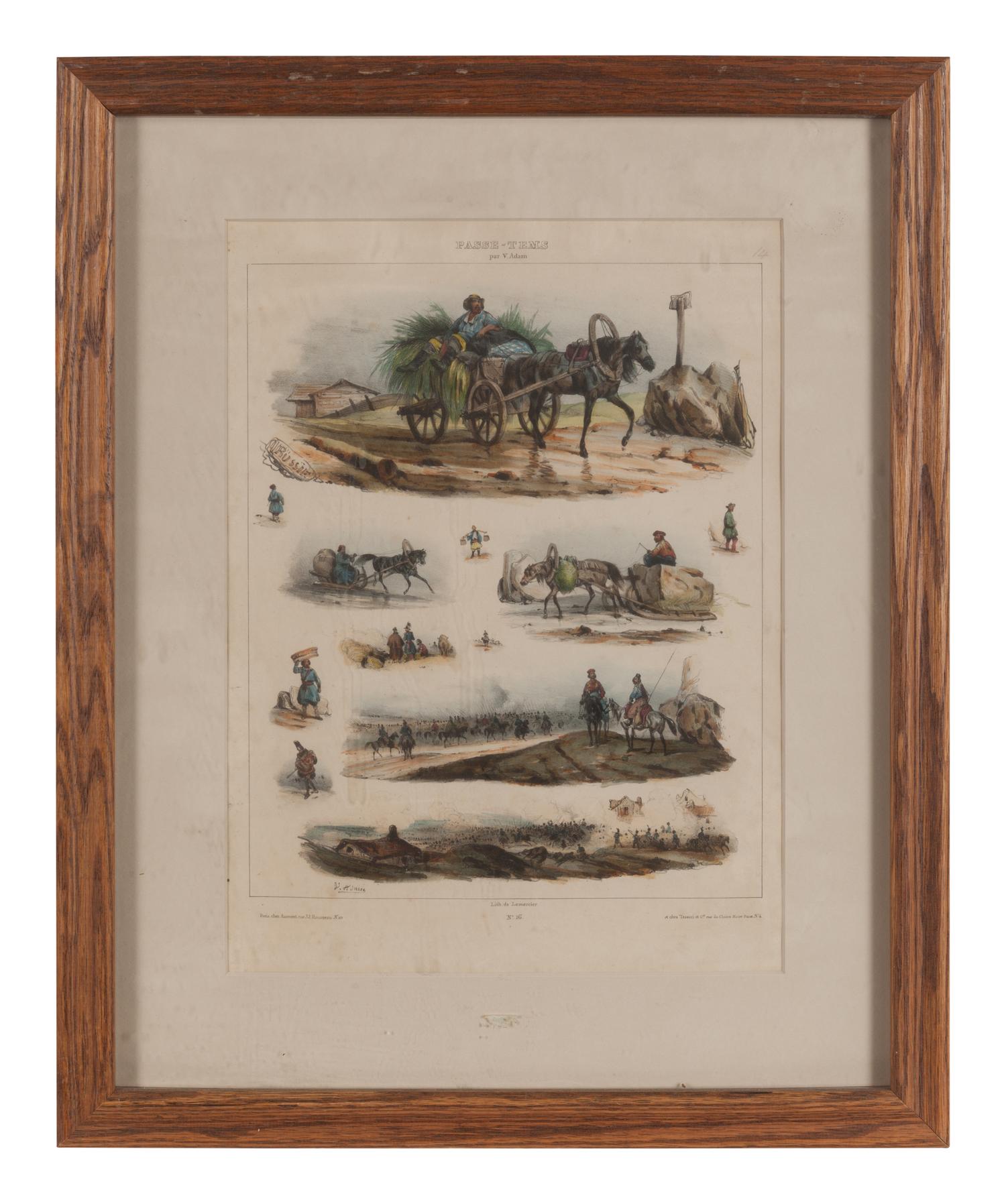 Seventeen French Lithographs