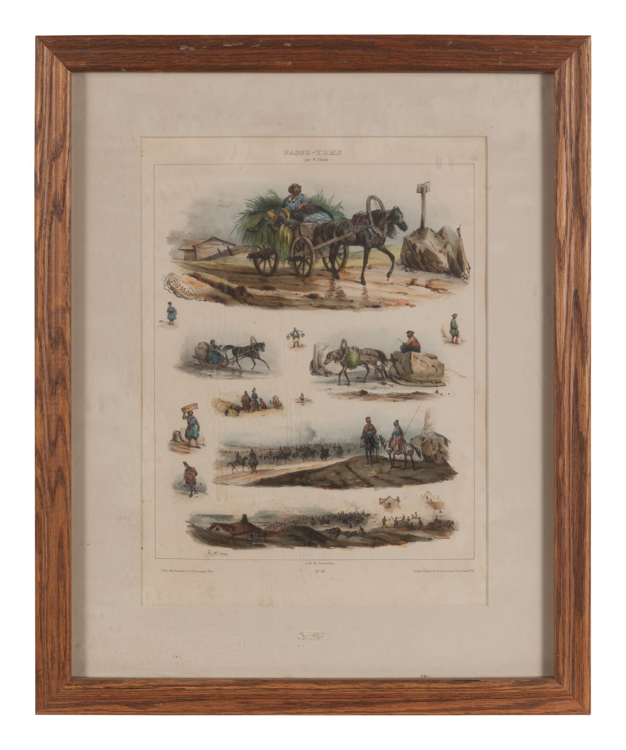 Seventeen French Lithographs