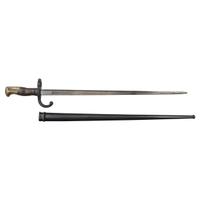 Lot of 3 Edged Weapons Including: French M1874 Gras Bayonet, US M1 Bayonet, Robeson USN Mk 2 Knife