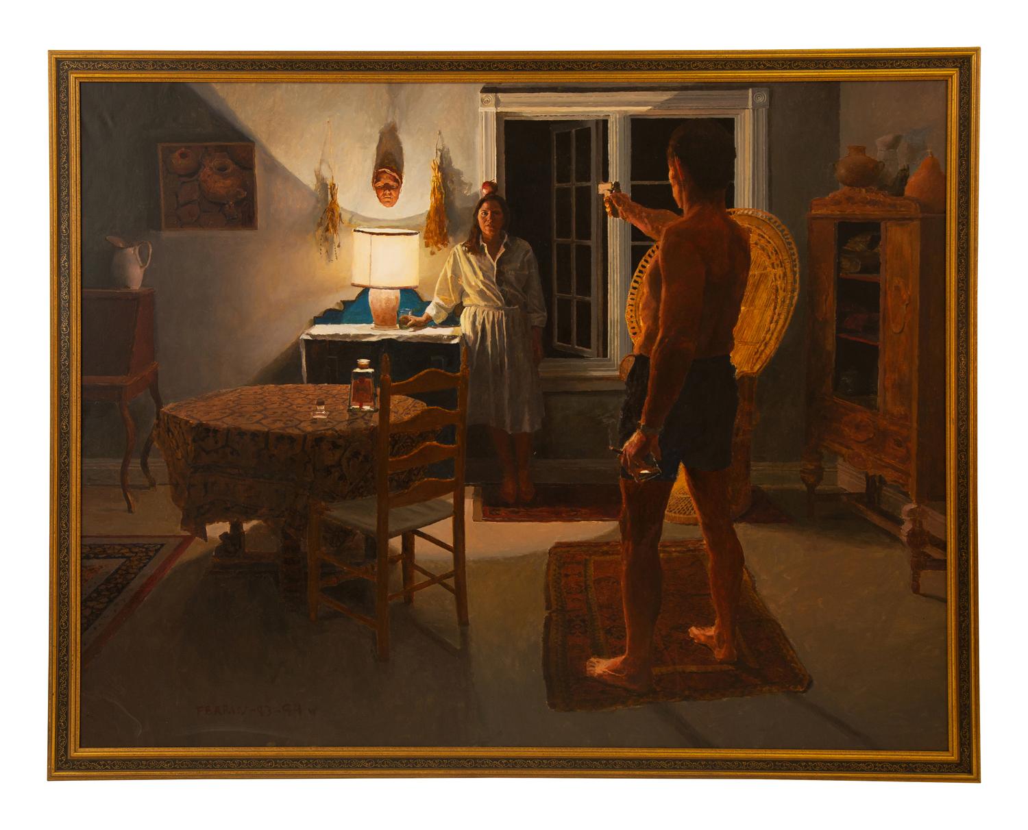 Untitled 'Interior Scene with Figures' , 1993-94