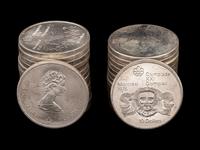 [CANADA] A Large Collection of Silver$1 and Commemorative Silver Coins
