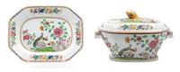A Spode Stone China Soup Tureen, Cover and Stand