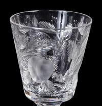 A Group of American Cut and Etched Glass Stemware