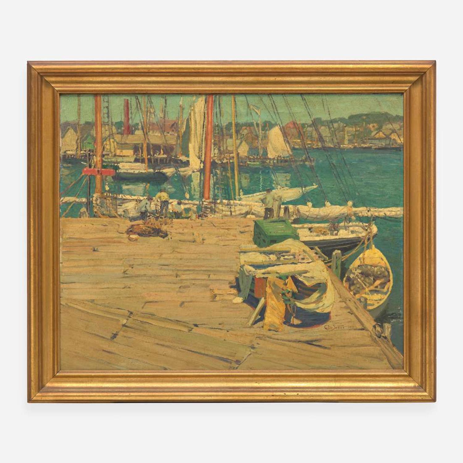 George William Sotter (American, 1879–1953) Gloucester Harbor