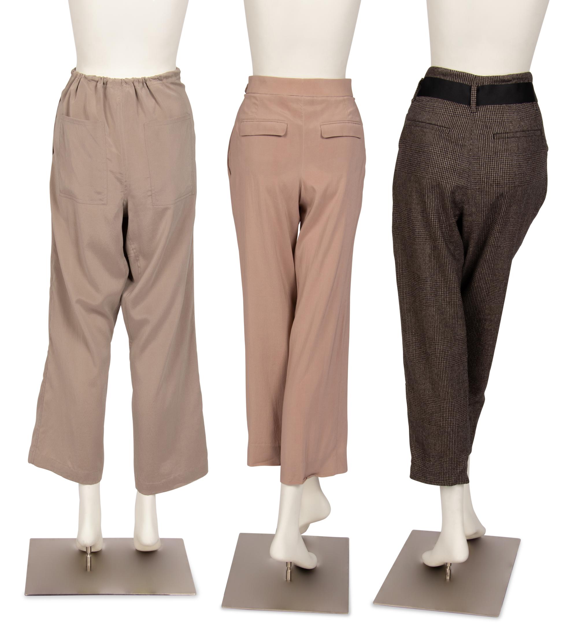 Three Brown Brunello Cucinelli Pants, 2015-20