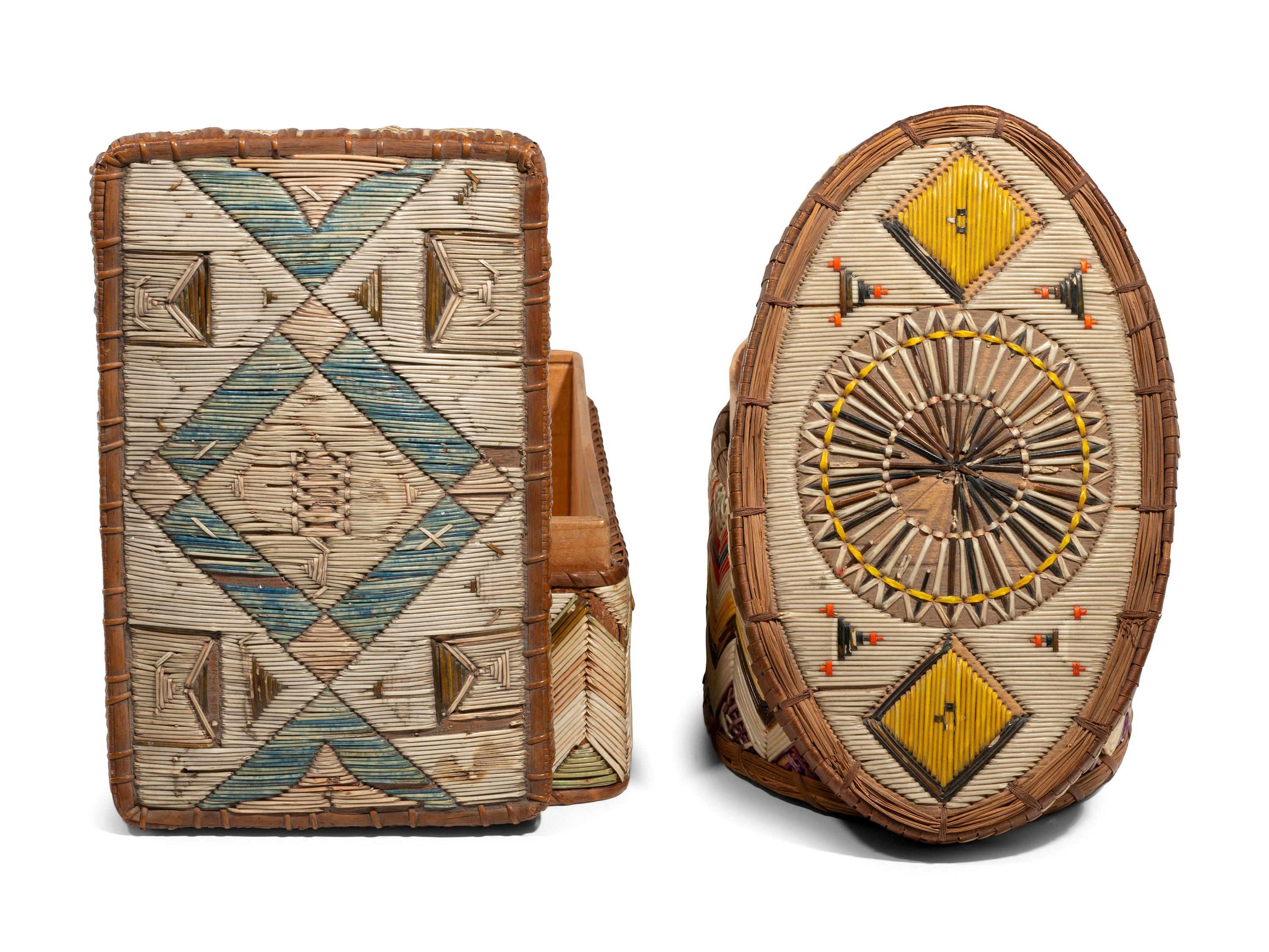 Mi'kmaq Quilled Boxes
