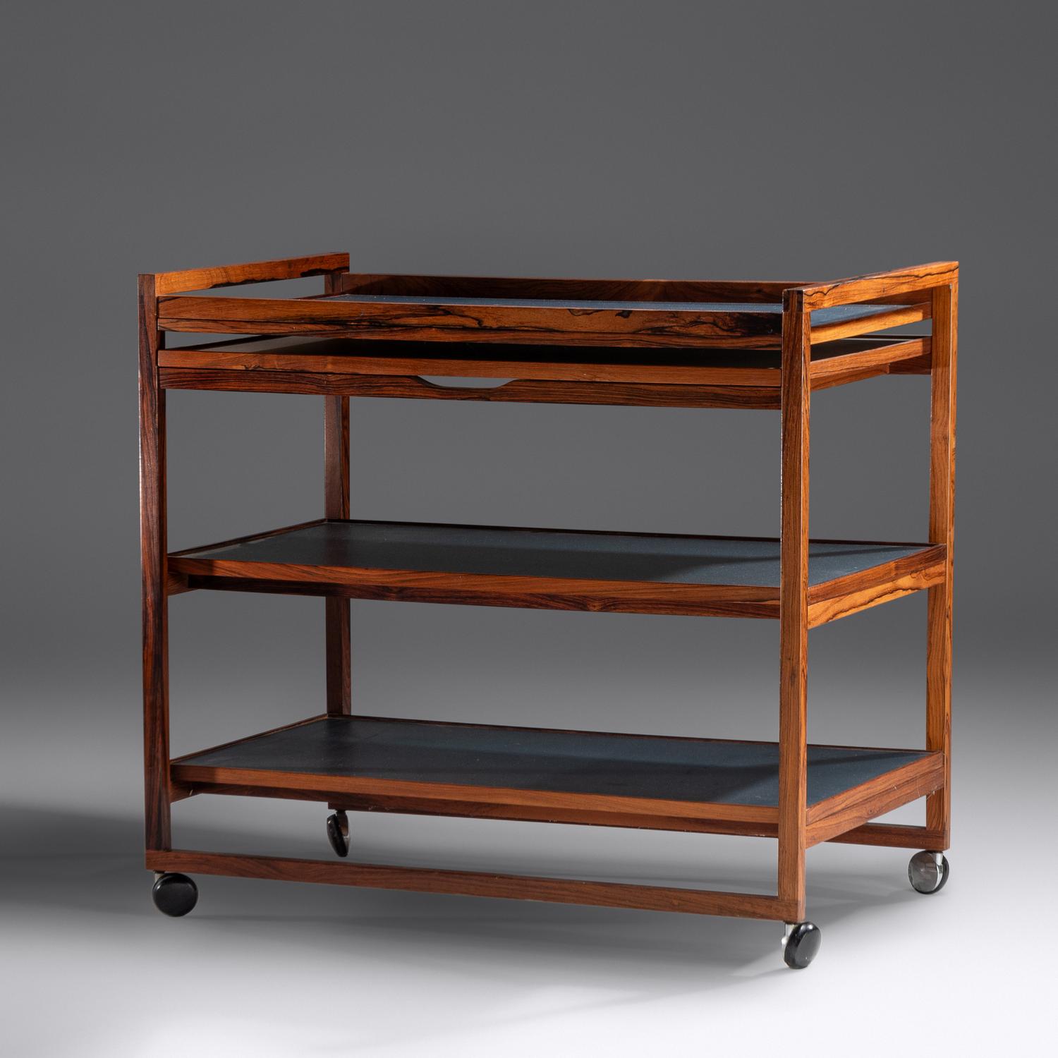 Bar Cart / Serving Cart, c. 1960 Vantinge Mobelindustri, Denmark