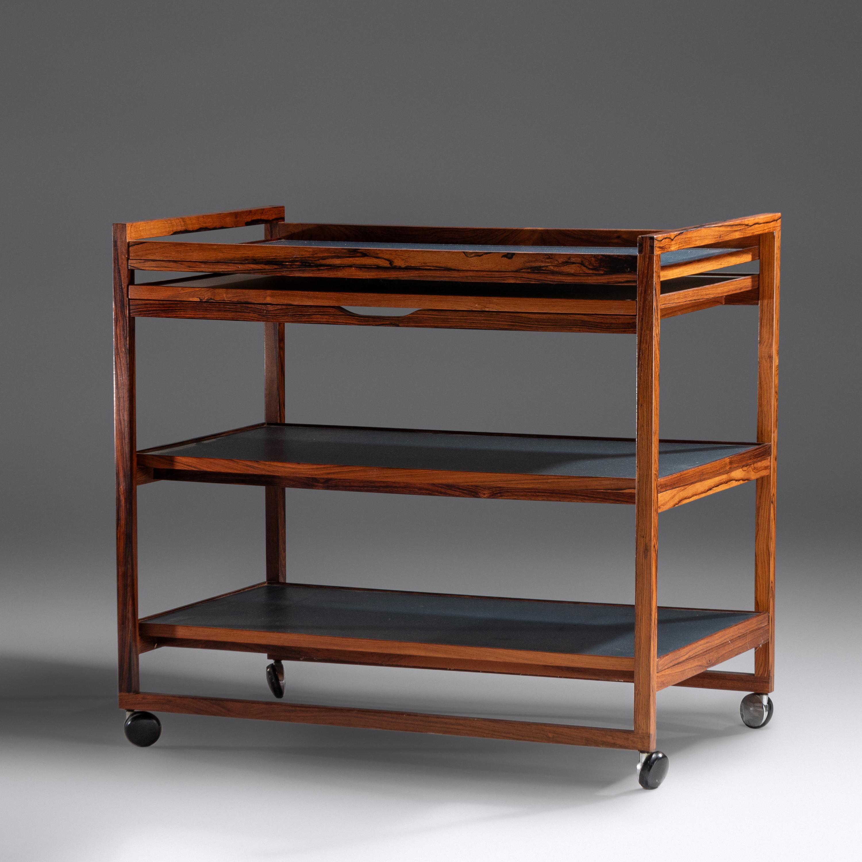 Bar Cart / Serving Cart, c. 1960 Vantinge Mobelindustri, Denmark