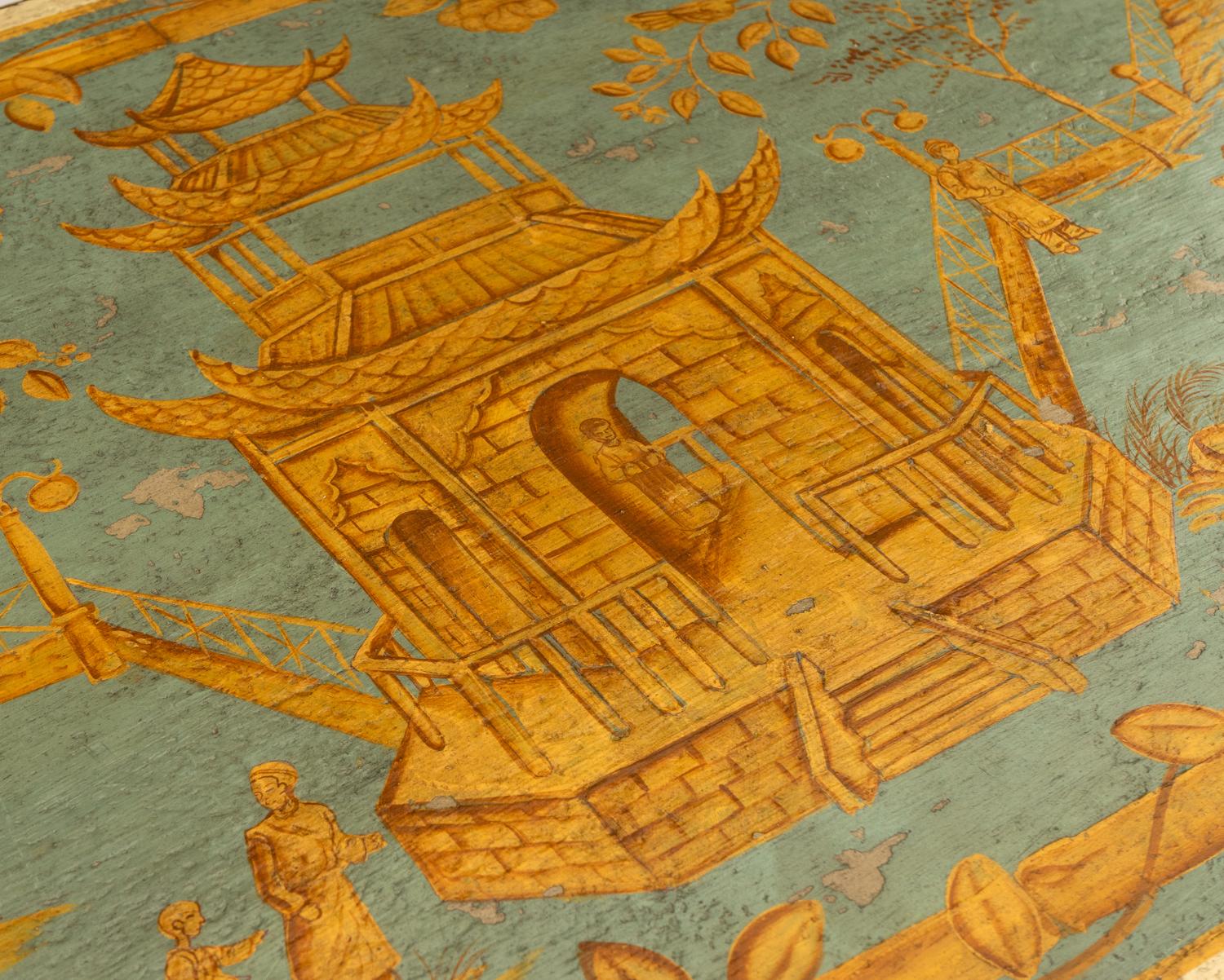 An Italian Chinoiserie-Decorated Commode