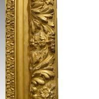 A Large Giltwood Frame with Mirror 61" W x 5" D x 89" H — United States, 19th Century