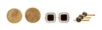 A Collection of Yellow Gold and Goldtone Accessories, 17.70 dwts.