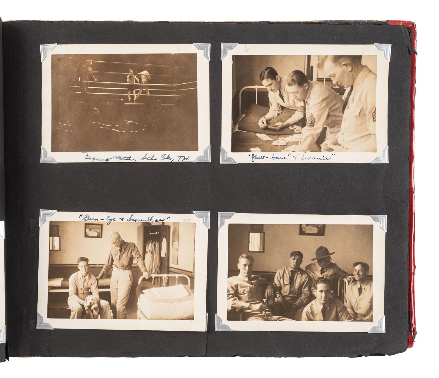 [WORLD WAR II] Albums documenting a soldier's experiences in Hawaii and Japan with additional photos
