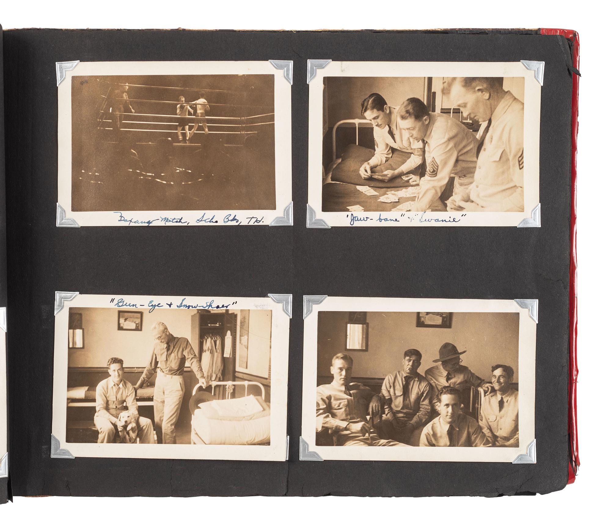 [WORLD WAR II] Albums documenting a soldier's experiences in Hawaii and Japan with additional photos