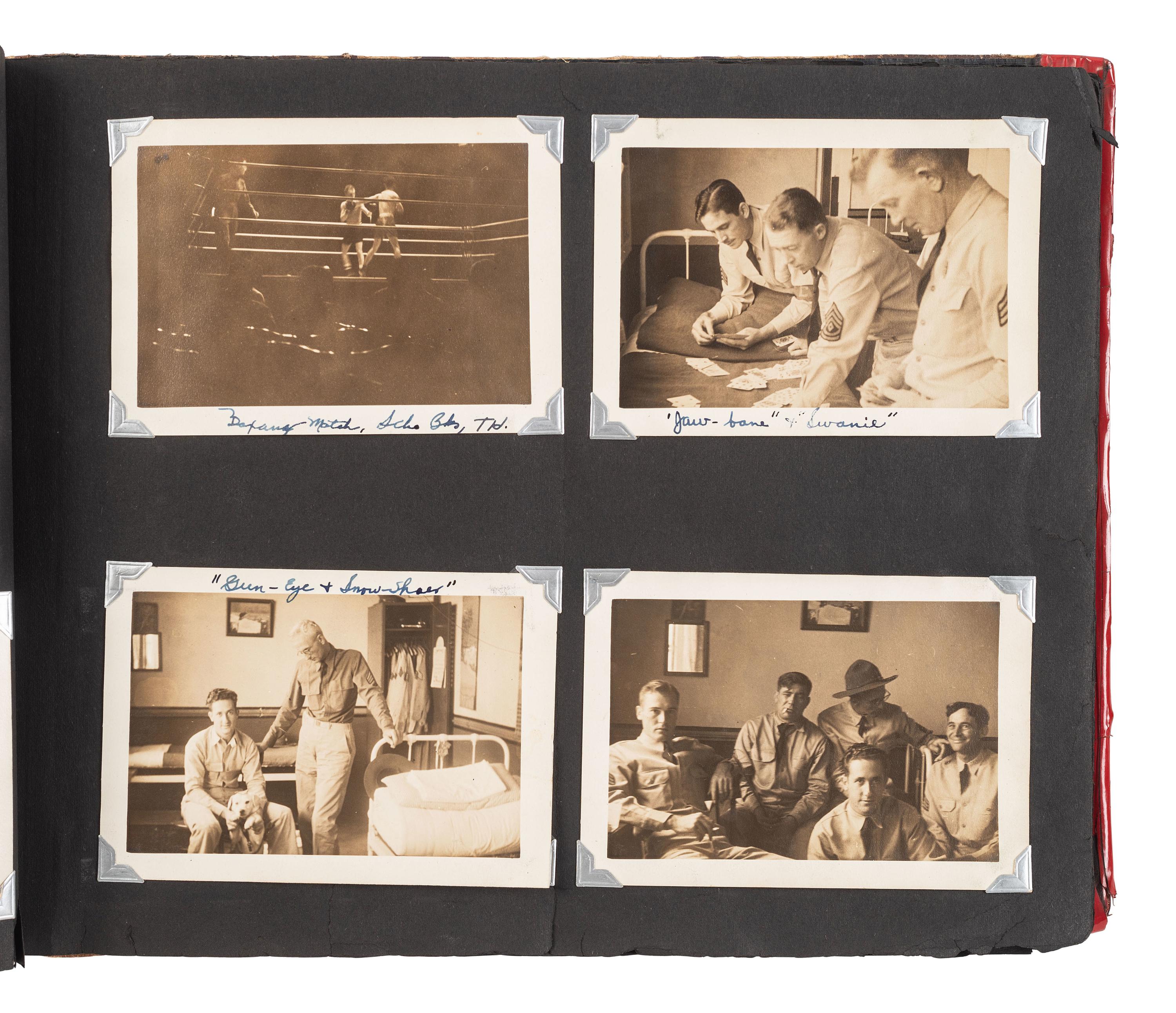 [WORLD WAR II] Albums documenting a soldier's experiences in Hawaii and Japan with additional photos