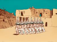 Indians Forever , Complete Portfolio of Eight Lithographs: