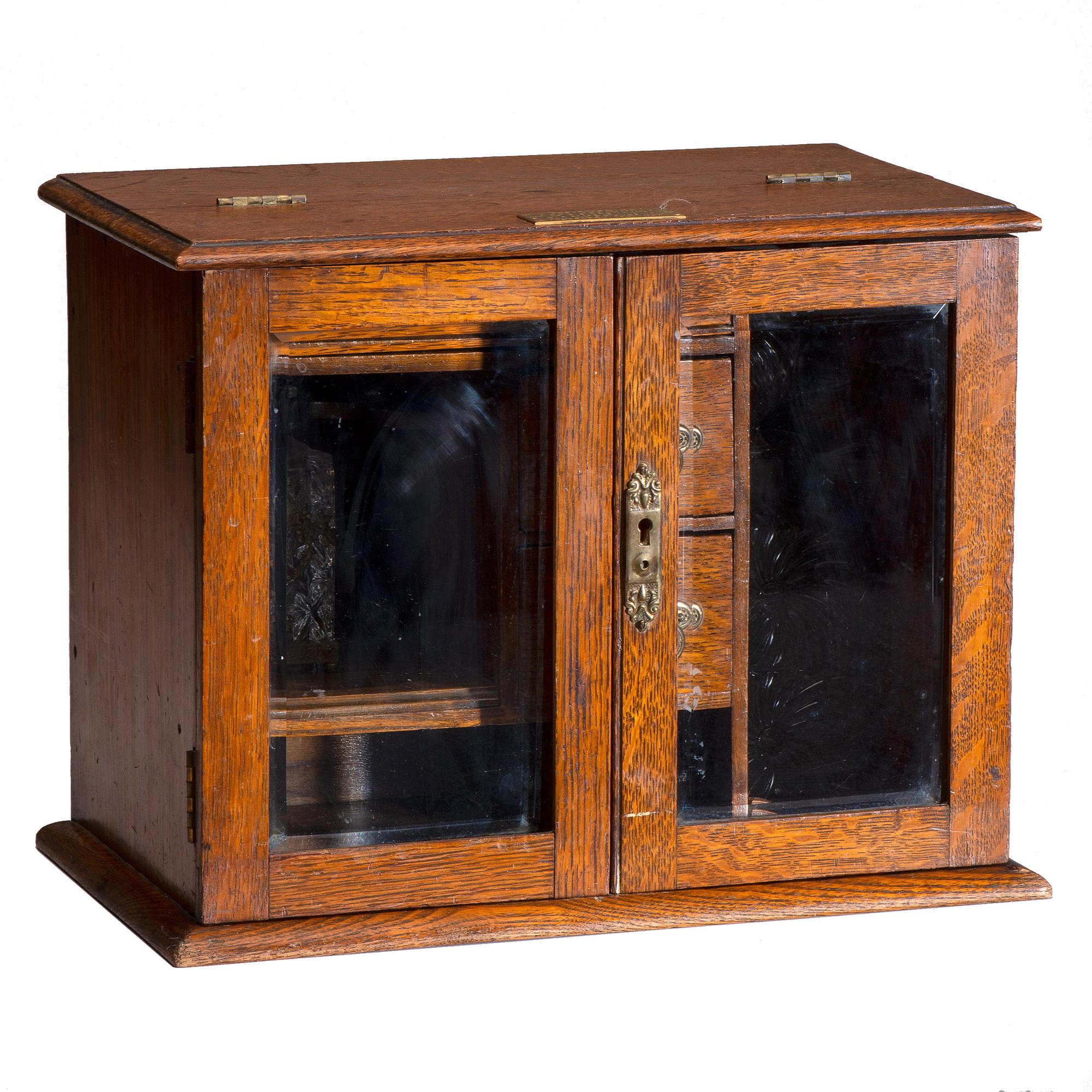 A Presentation Tabletop Bar Cabinet