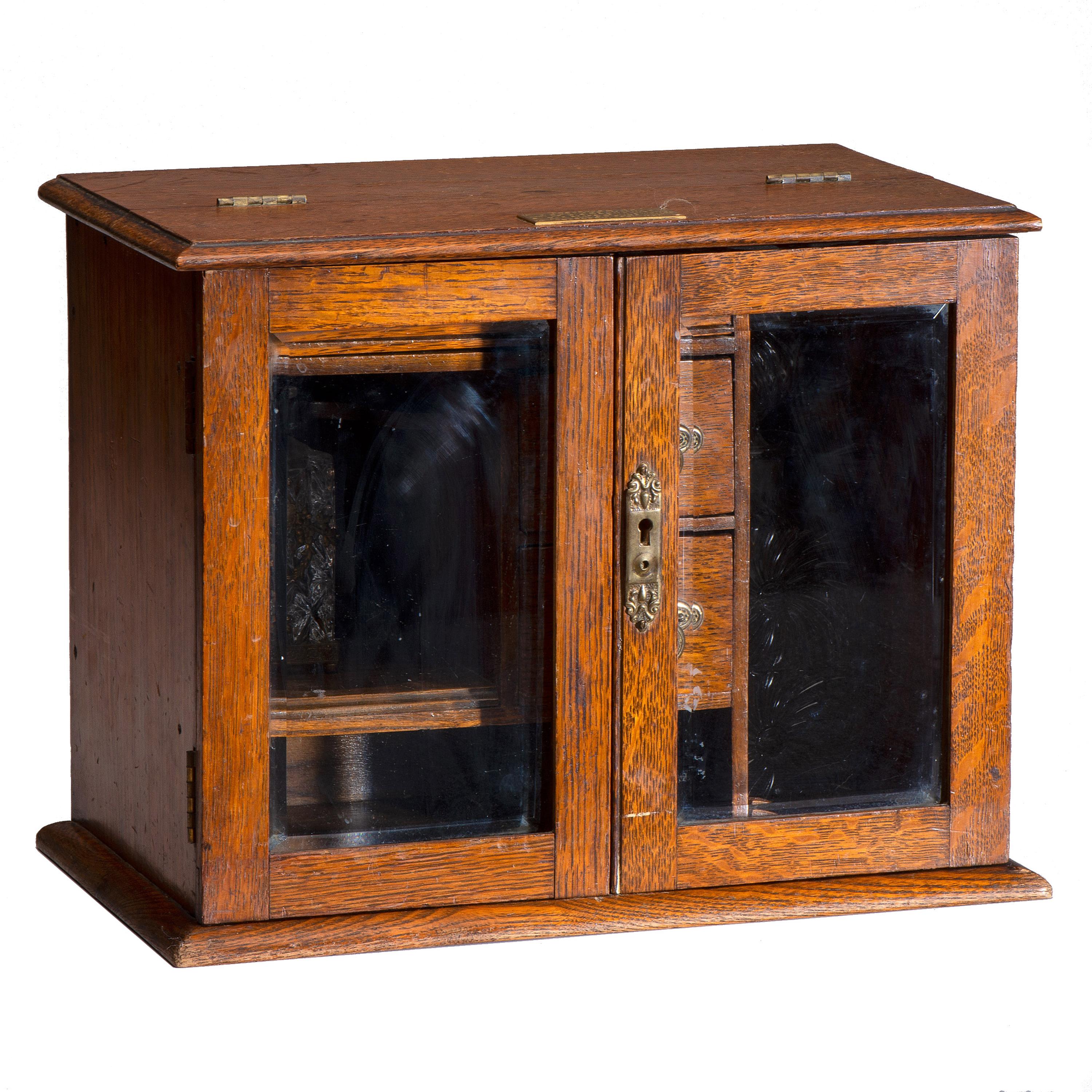 A Presentation Tabletop Bar Cabinet