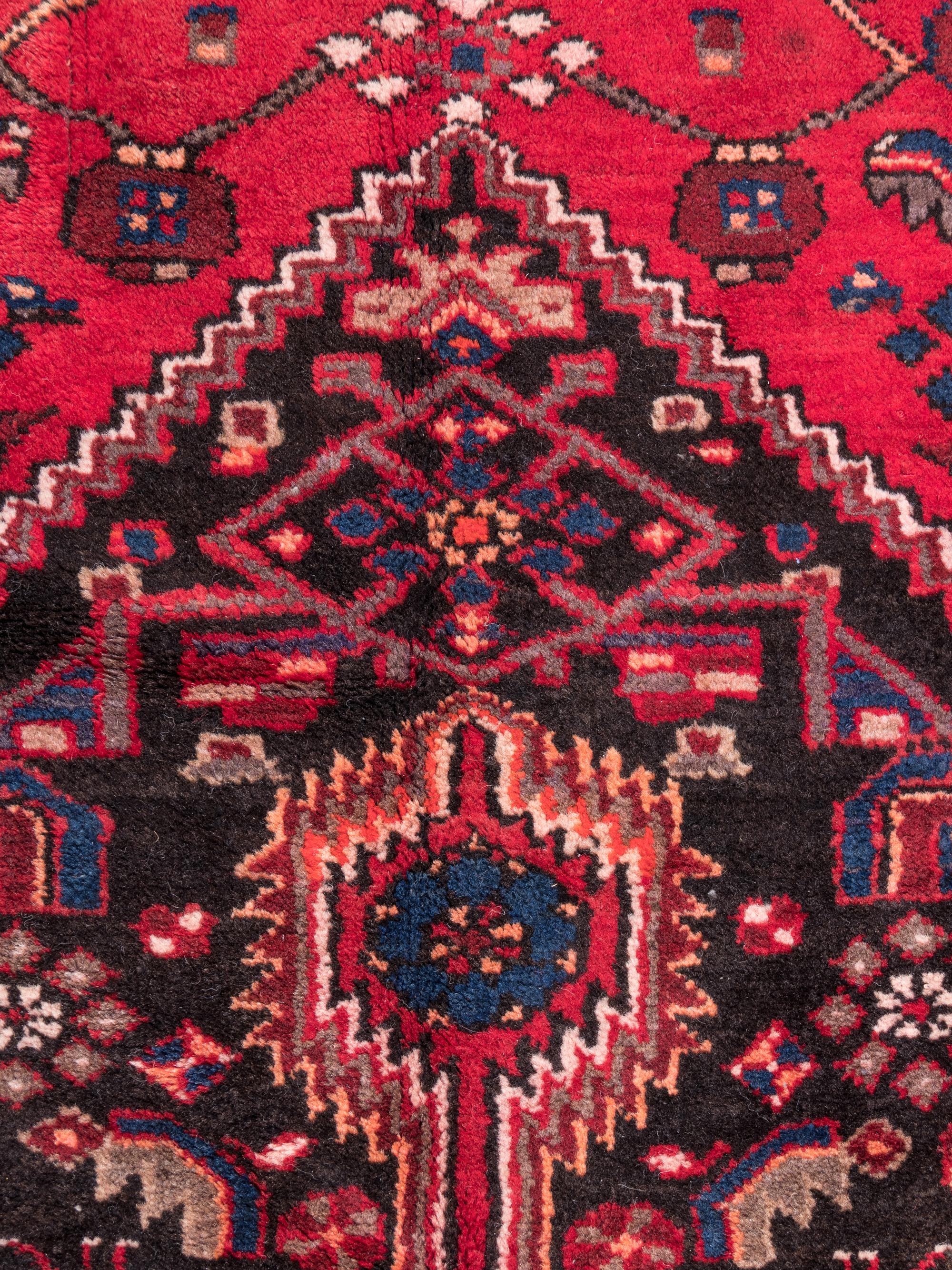 A Hamadan Wool Rug