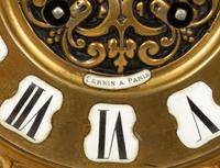 A Napoleon III Gilt Bronze Cartel Clock by Perrin, Paris